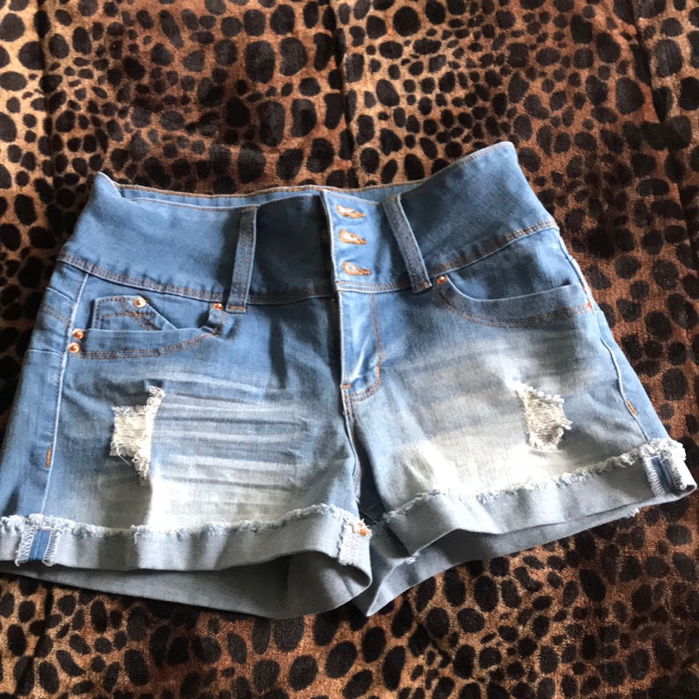 SHEIN bLue jean shorts